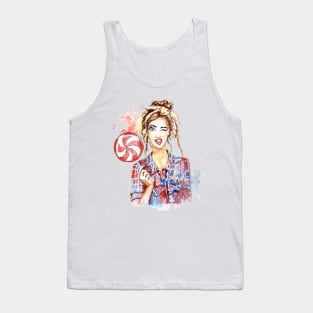 Fashion girl Tank Top